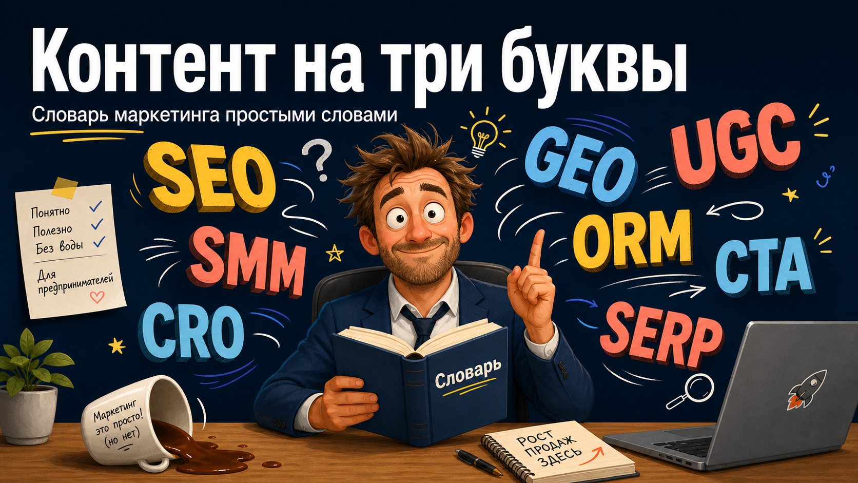 Словарь маркетолога: расшифровка SEO, SMM, CTA и других